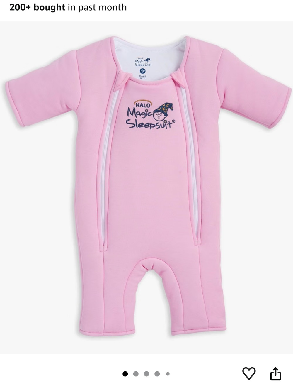 NWOT HALO Pink Magic Sleepsuit Infant Sleep Sack